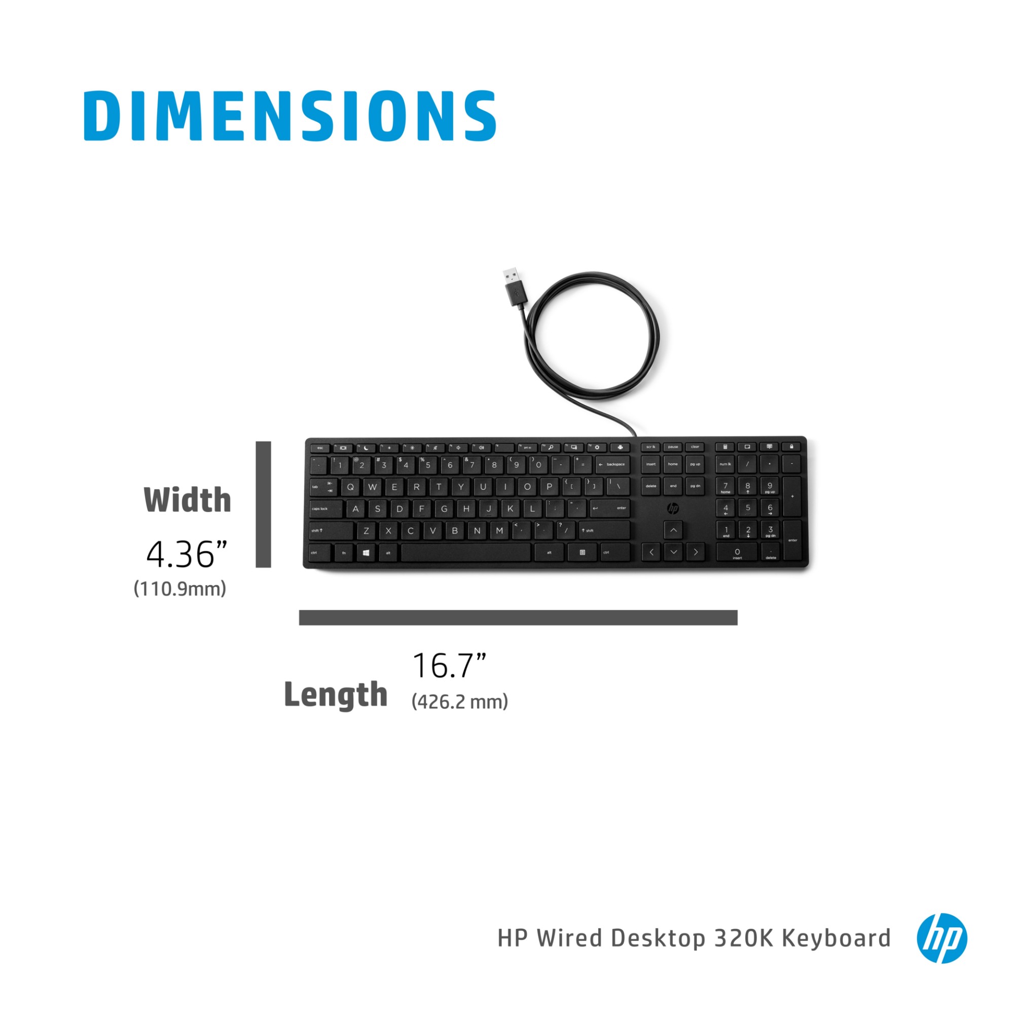 Hp wired desktop 320k keyboard sahara it